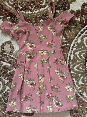 Mine Pink Floral Sundress